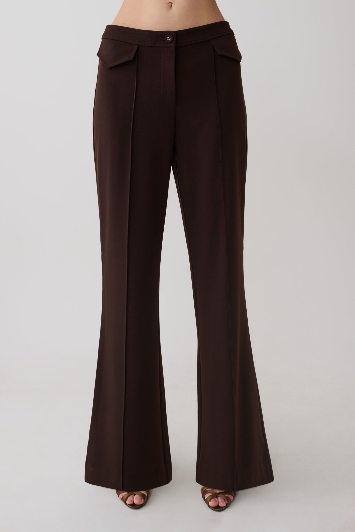 Darcie Fit And Flare Anzughose - Dunkle Schokolade