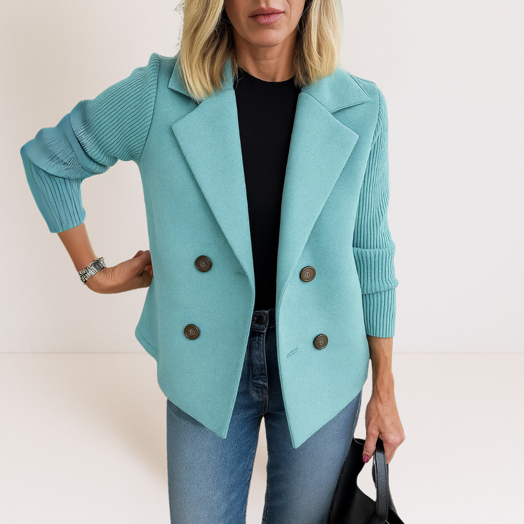 Martine | Elegante Jacke mit Strickärmeln