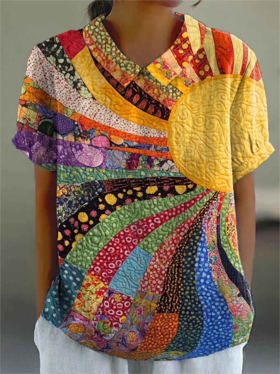 Maine | Sunburst Patchwork-Hemd