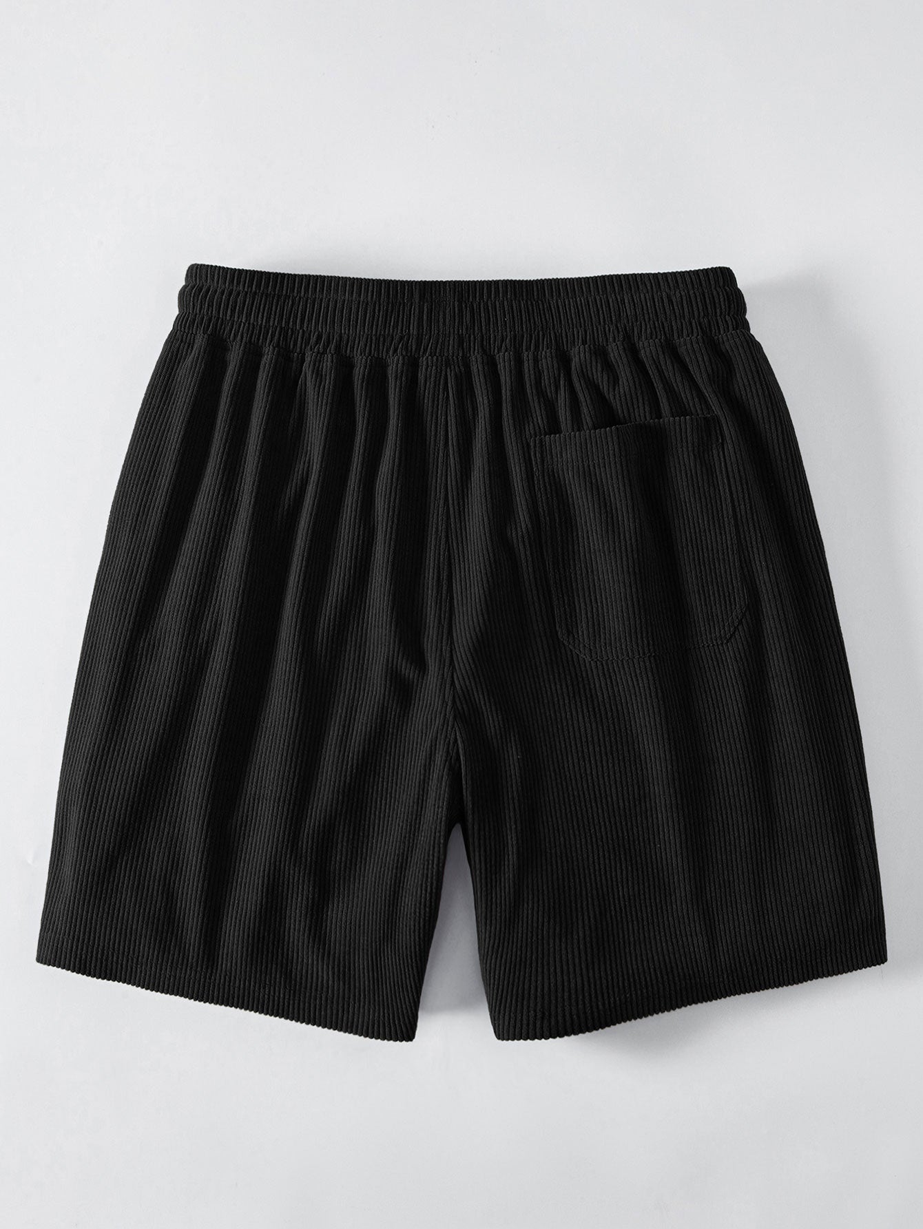 Relaxed Fit Polo-Shirt mit Kontrastkragen & Cordshorts 7"