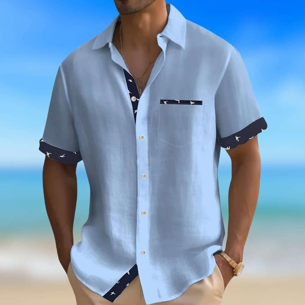 Heiko™ | Lässiges Kurzarm-Freizeithemd Herren