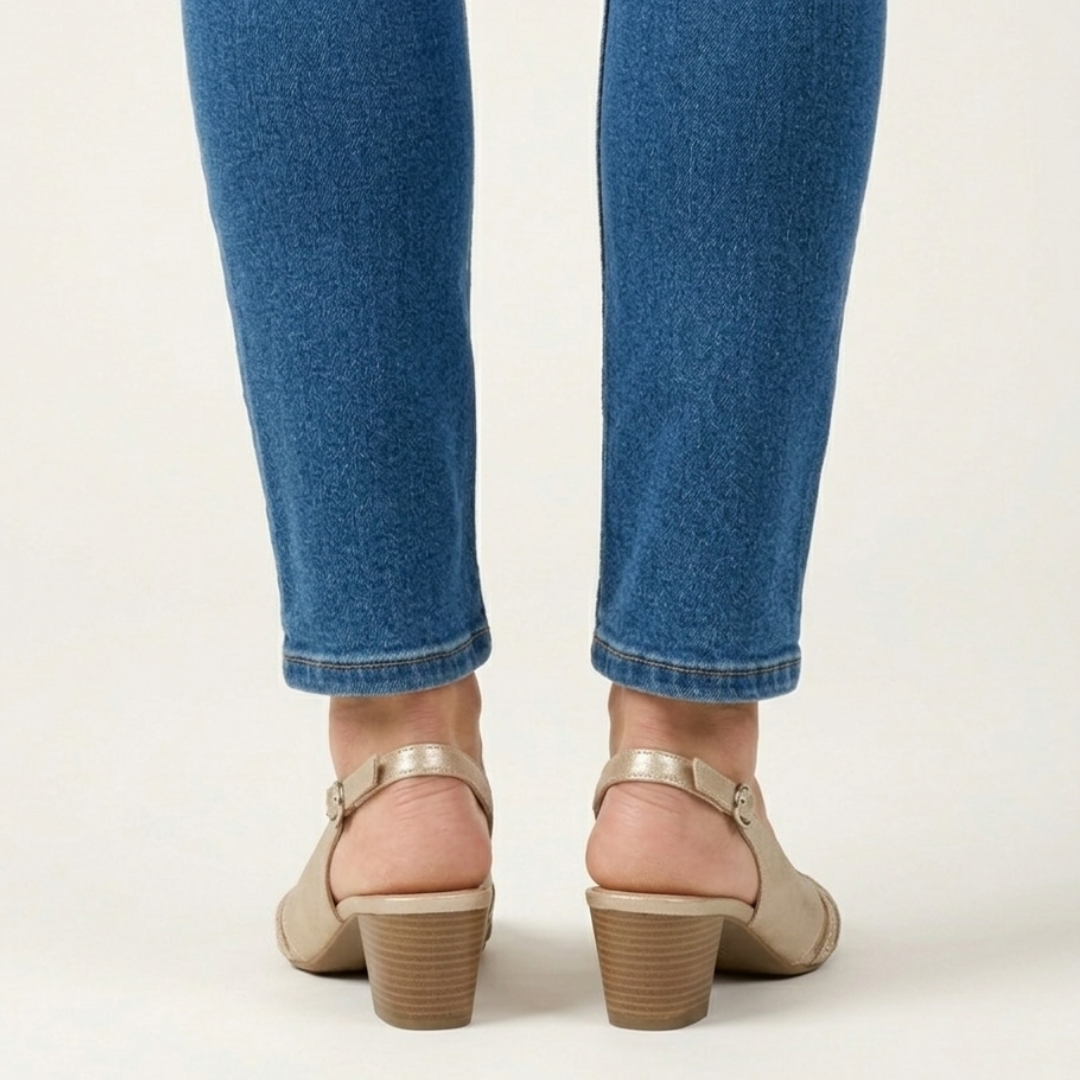 Amedea - Bequemer Damen-Sandal mit Absatz