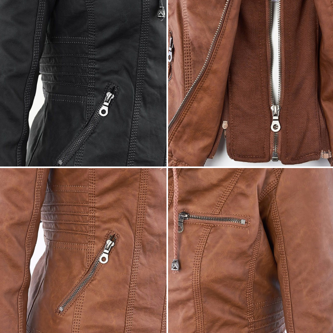 Monika | Robuste und elegante Lederjacke