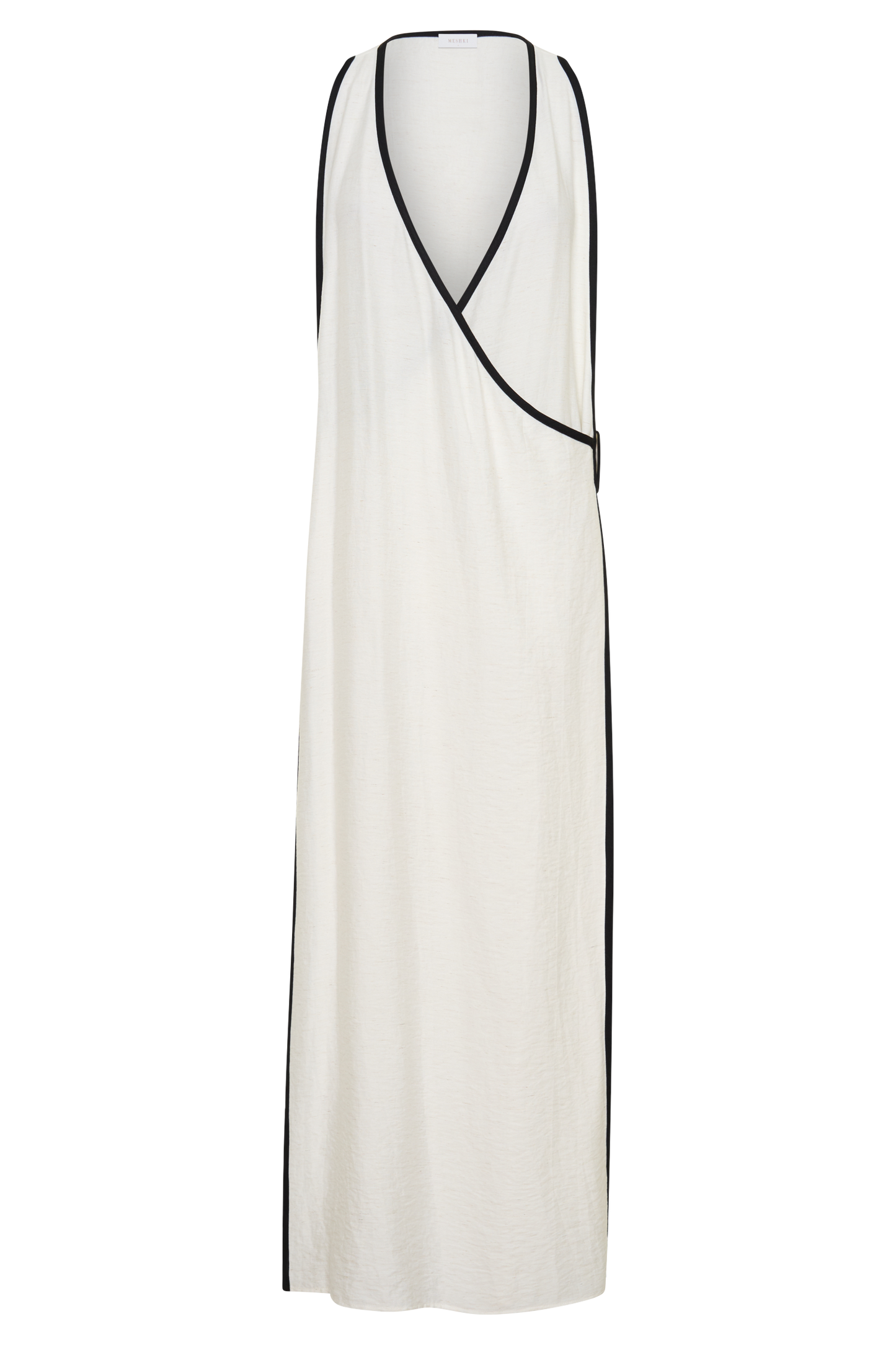 Arcadia Crossover Coverup Maxi Kleid - Weiß