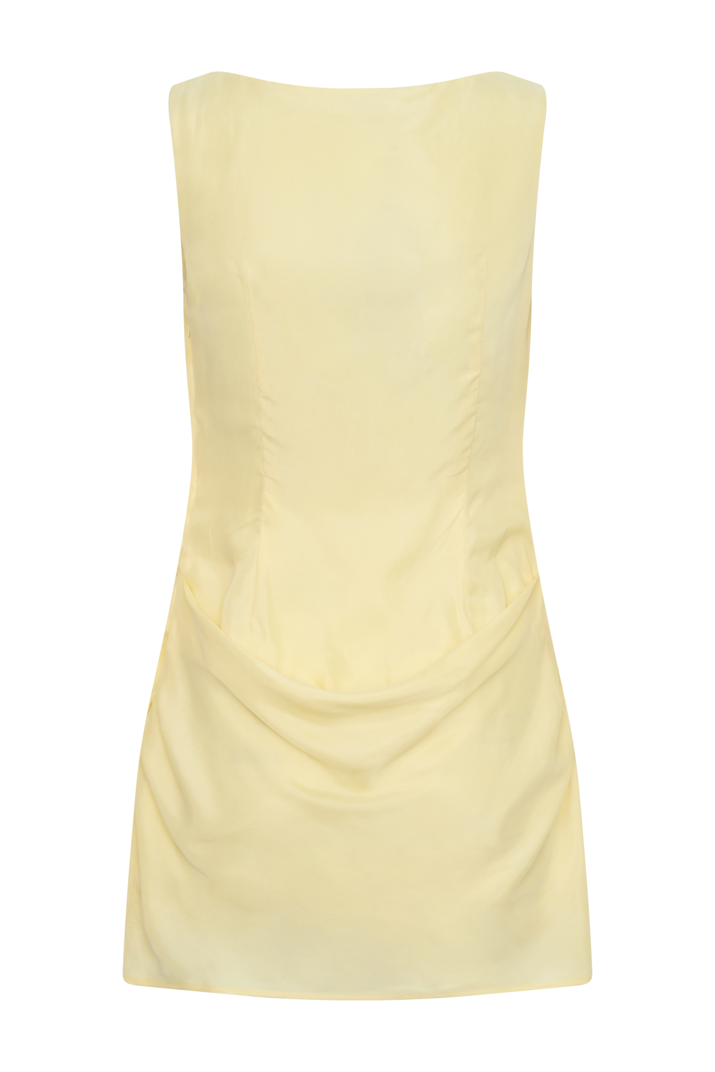 Bexley Drapiertes Mini-Kleid - Butter