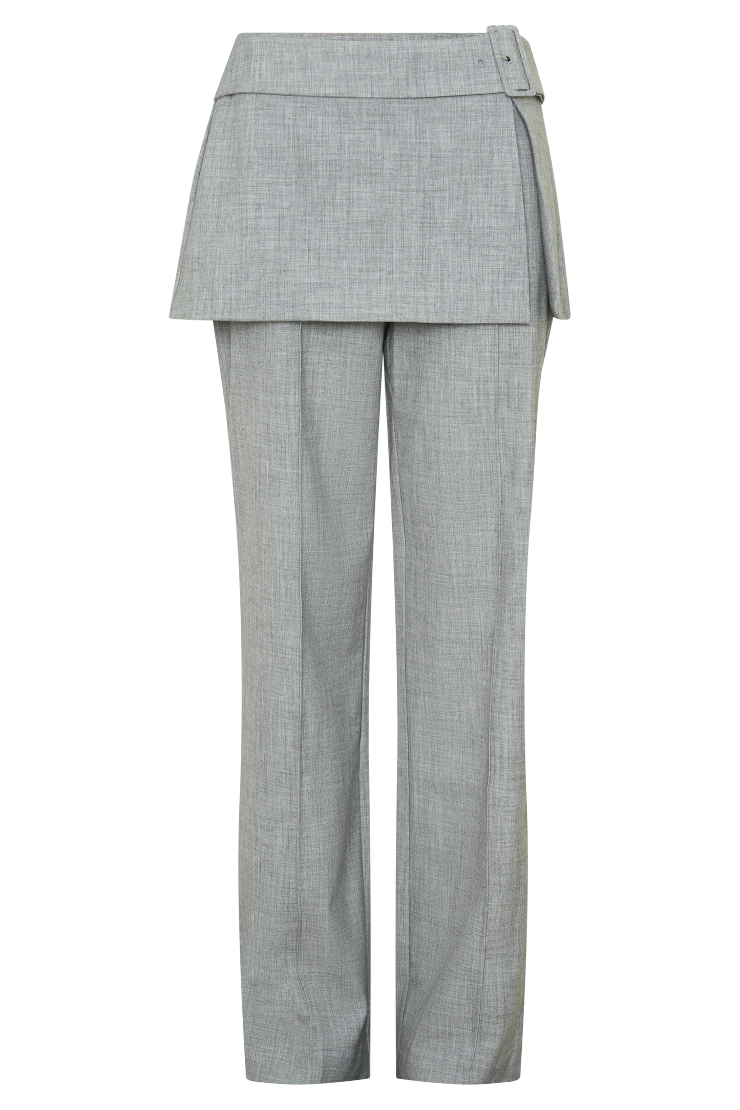 Daisy Wickelrock Gerade Hosen - Charcoal Marle