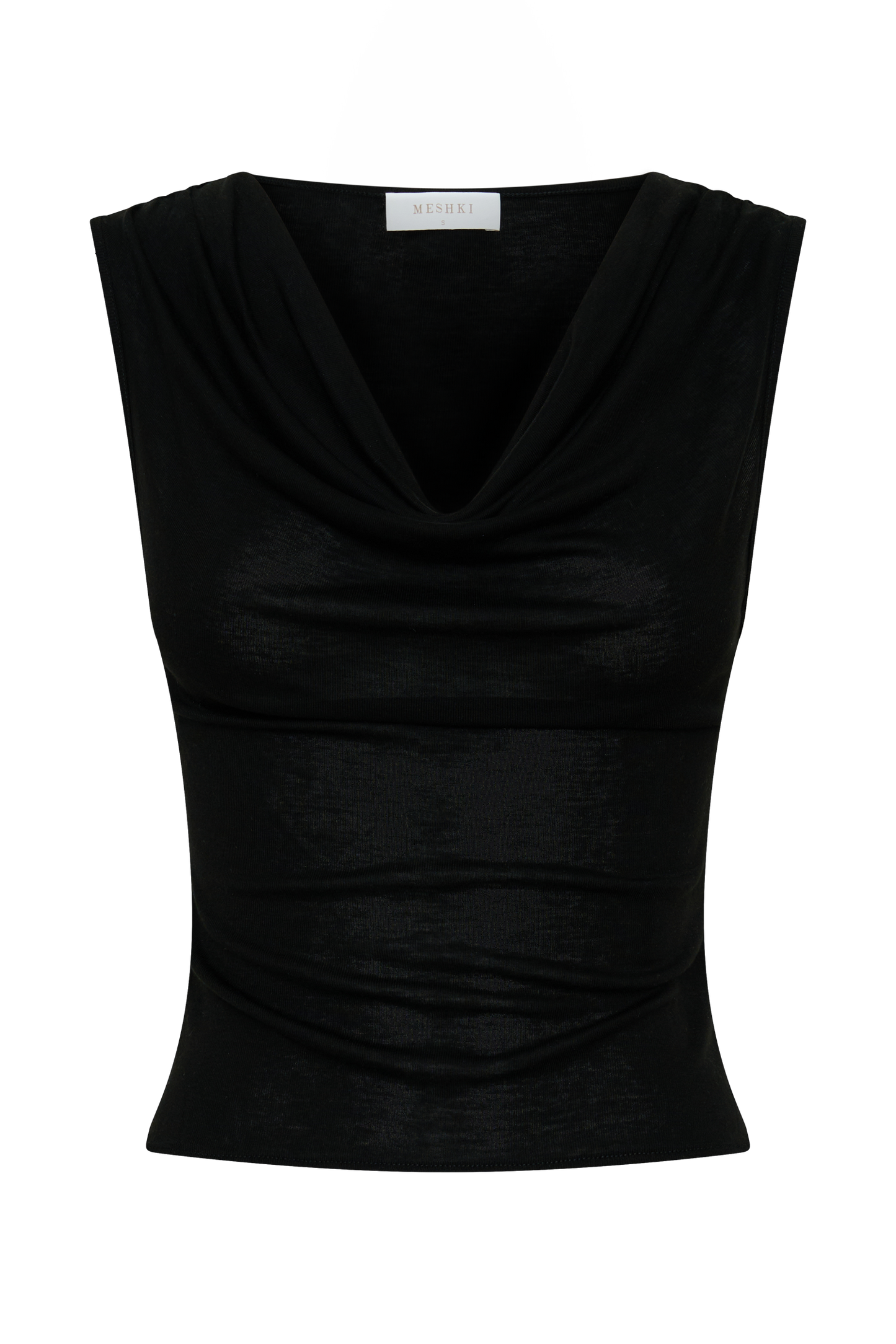 Ciaran Ärmelloses Transparentes Top - Schwarz