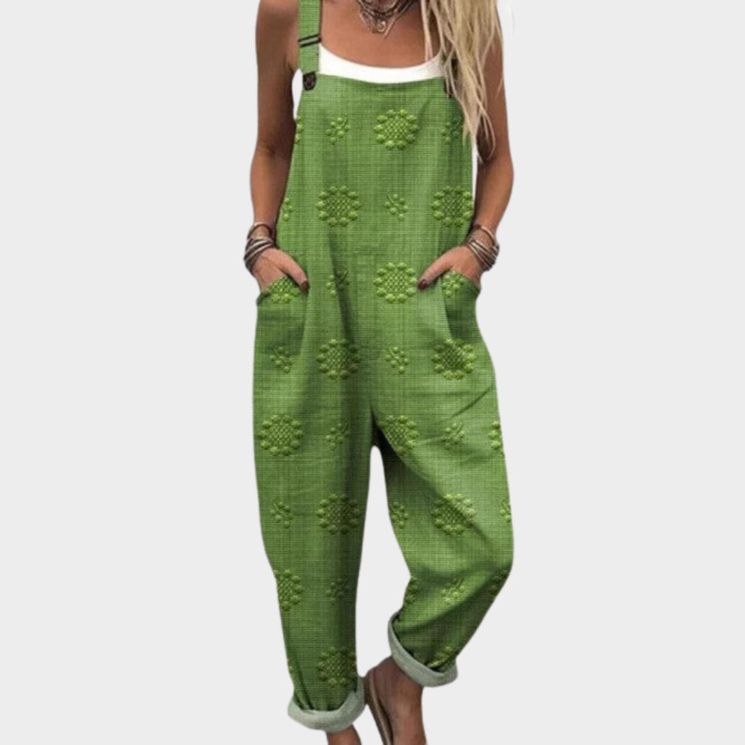 Bequeme Bedruckte Latzhose