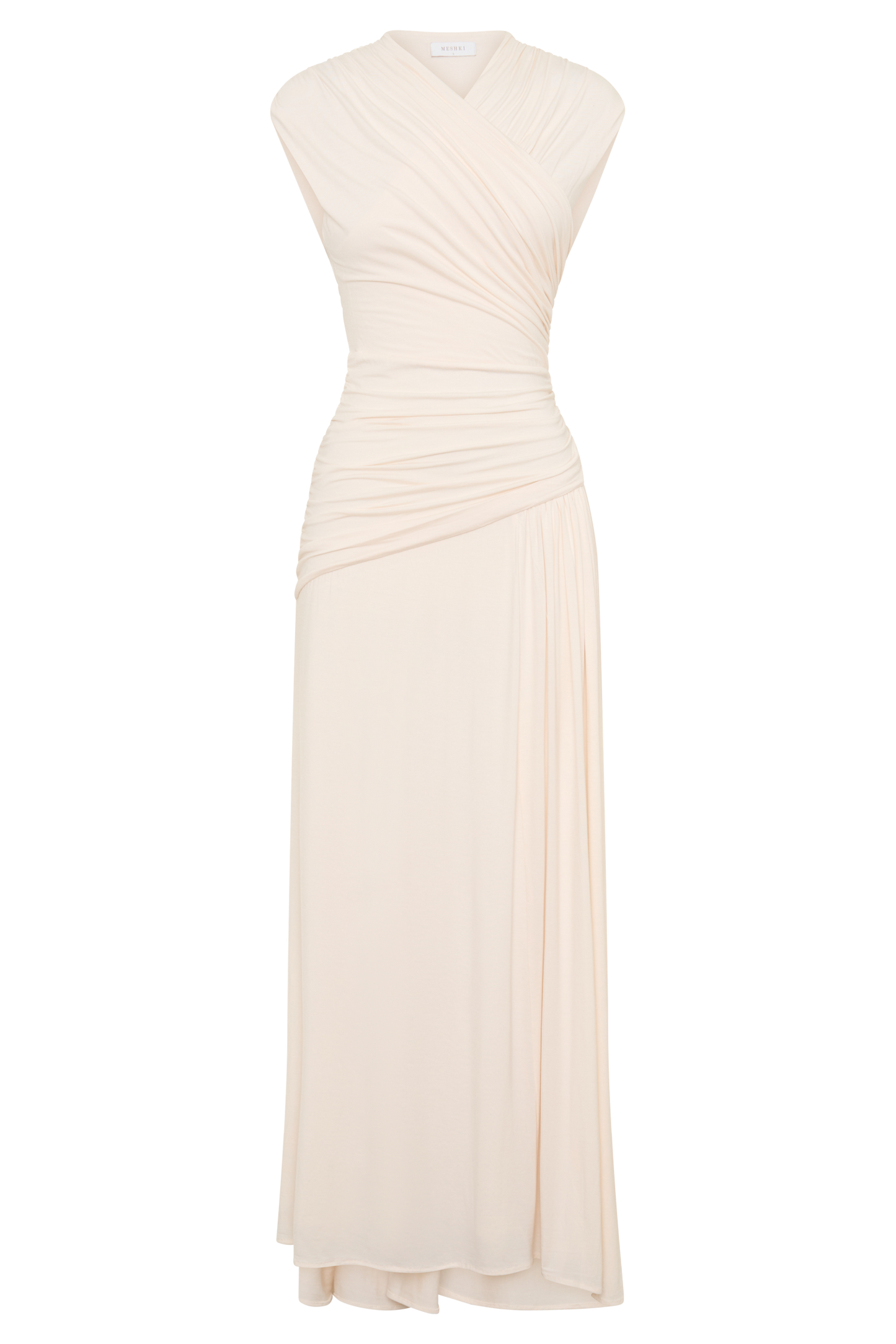 Winslow Cross Over Modal Maxi Kleid - Elfenbein