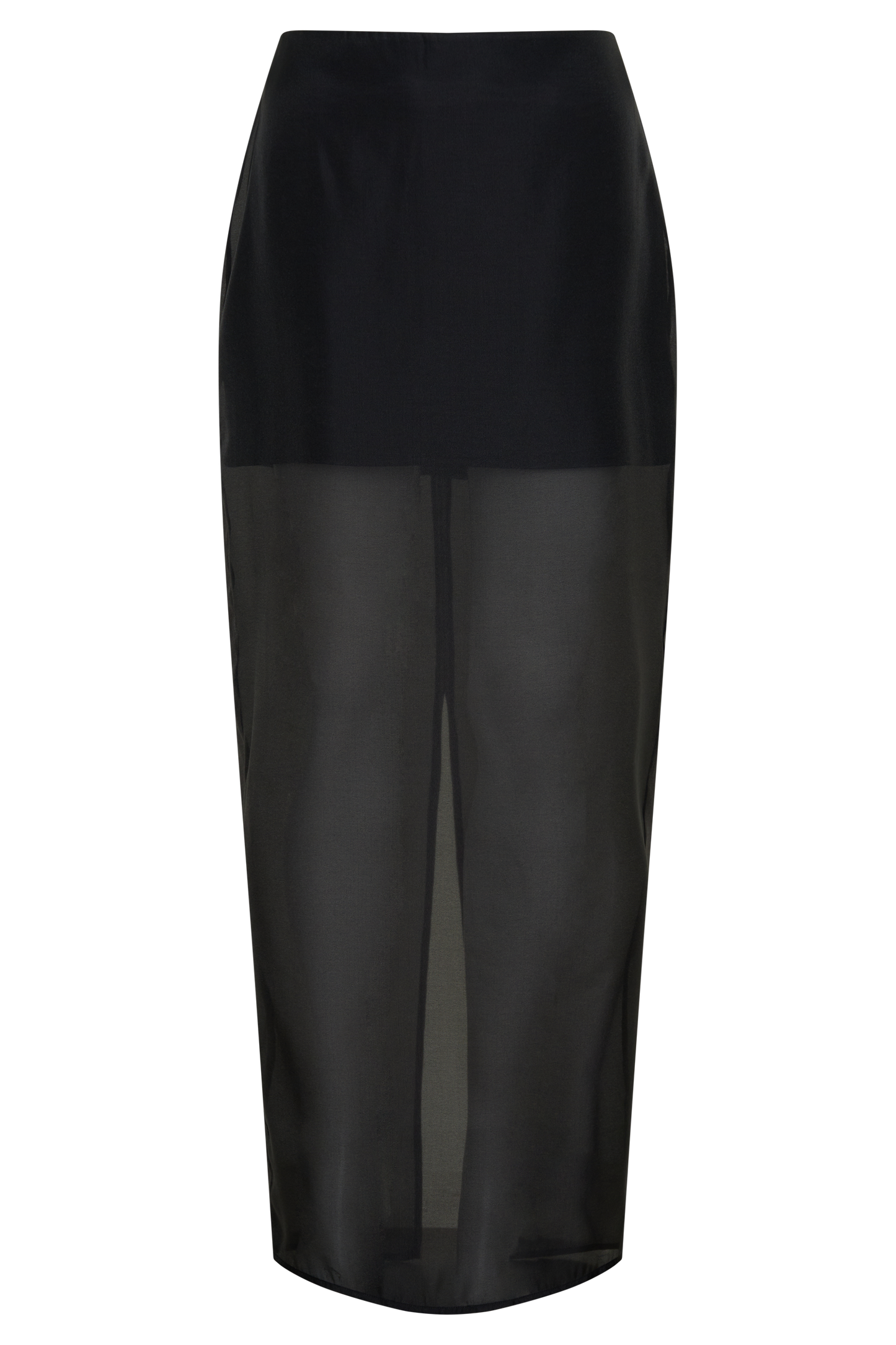 Ximena Organza Maxirock - Schwarz