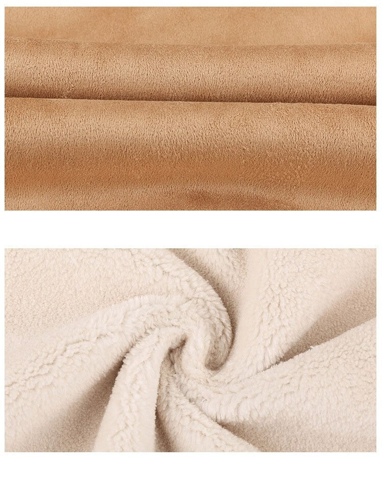 AlpenNord™ | Bikerjacke aus Wildleder mit Lambswool-Futter für Herren