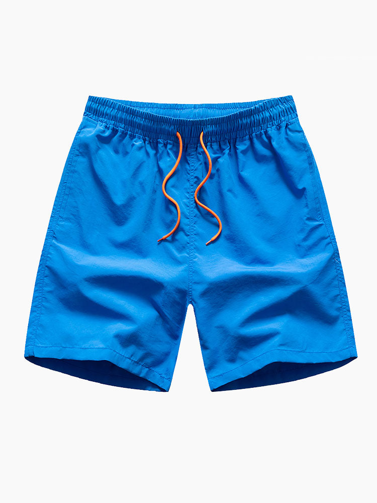 Palmbaum-Print Kontrast Ringer T-Shirt & Schwimmshorts