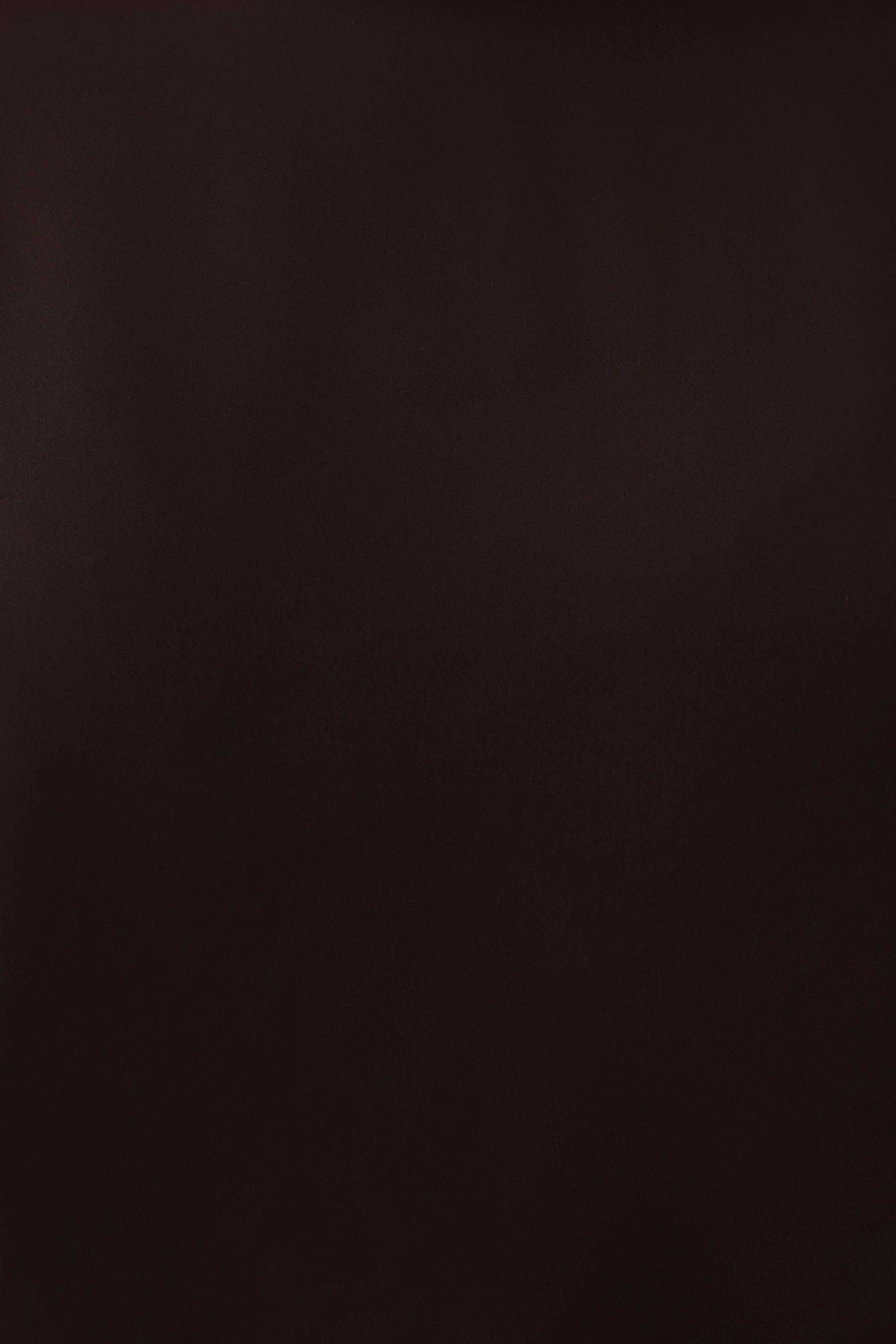 Harlyn Schulterpolster Kurzarm Satin Top - Dunkle Schokolade