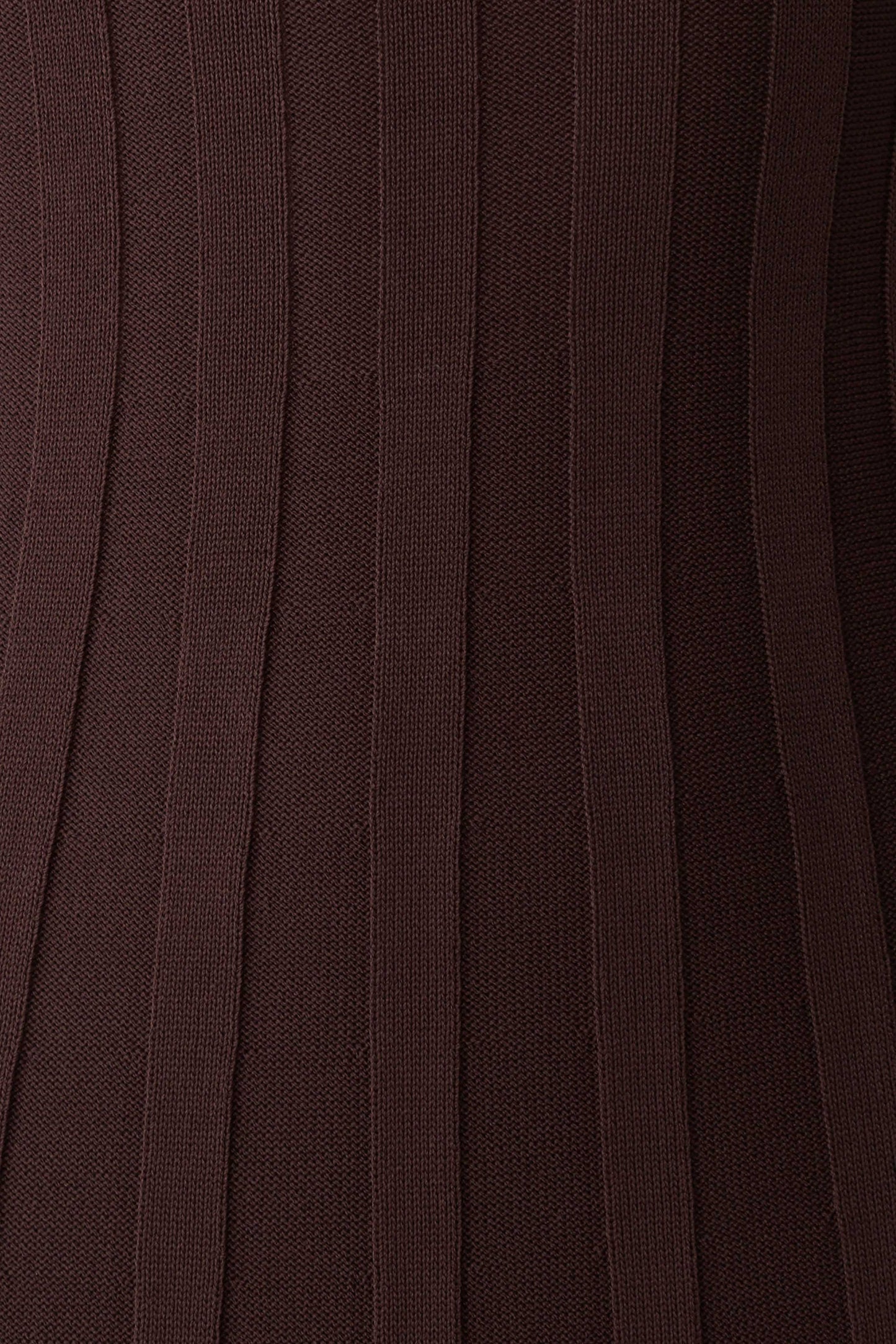 Pia Rippstrick Strapless Maxikleid - Schokolade
