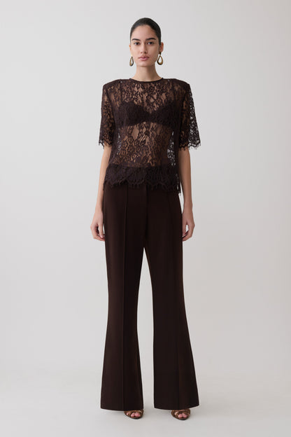 Darcie Fit And Flare Anzughose - Dunkle Schokolade