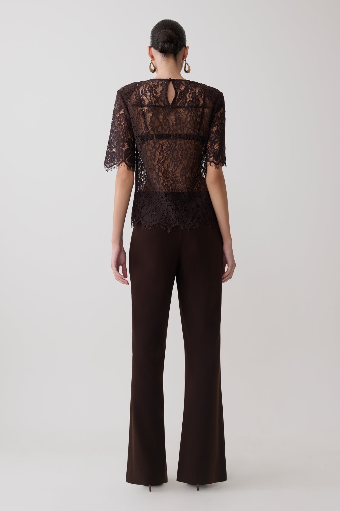 Darcie Fit And Flare Anzughose - Dunkle Schokolade