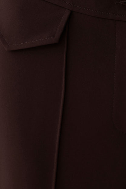 Darcie Fit And Flare Anzughose - Dunkle Schokolade