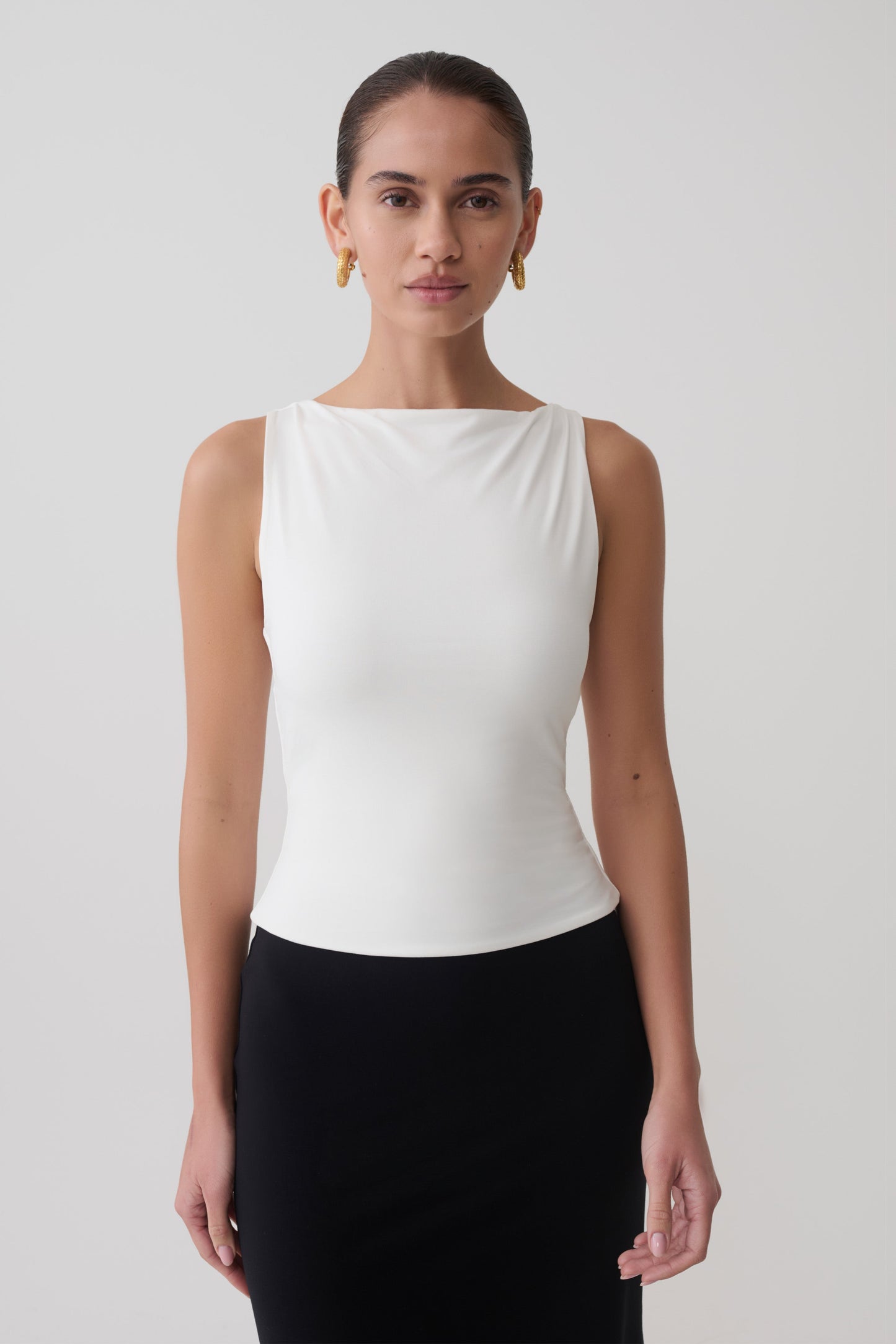 Nicolette Ärmelloses Tanktop - Weiß