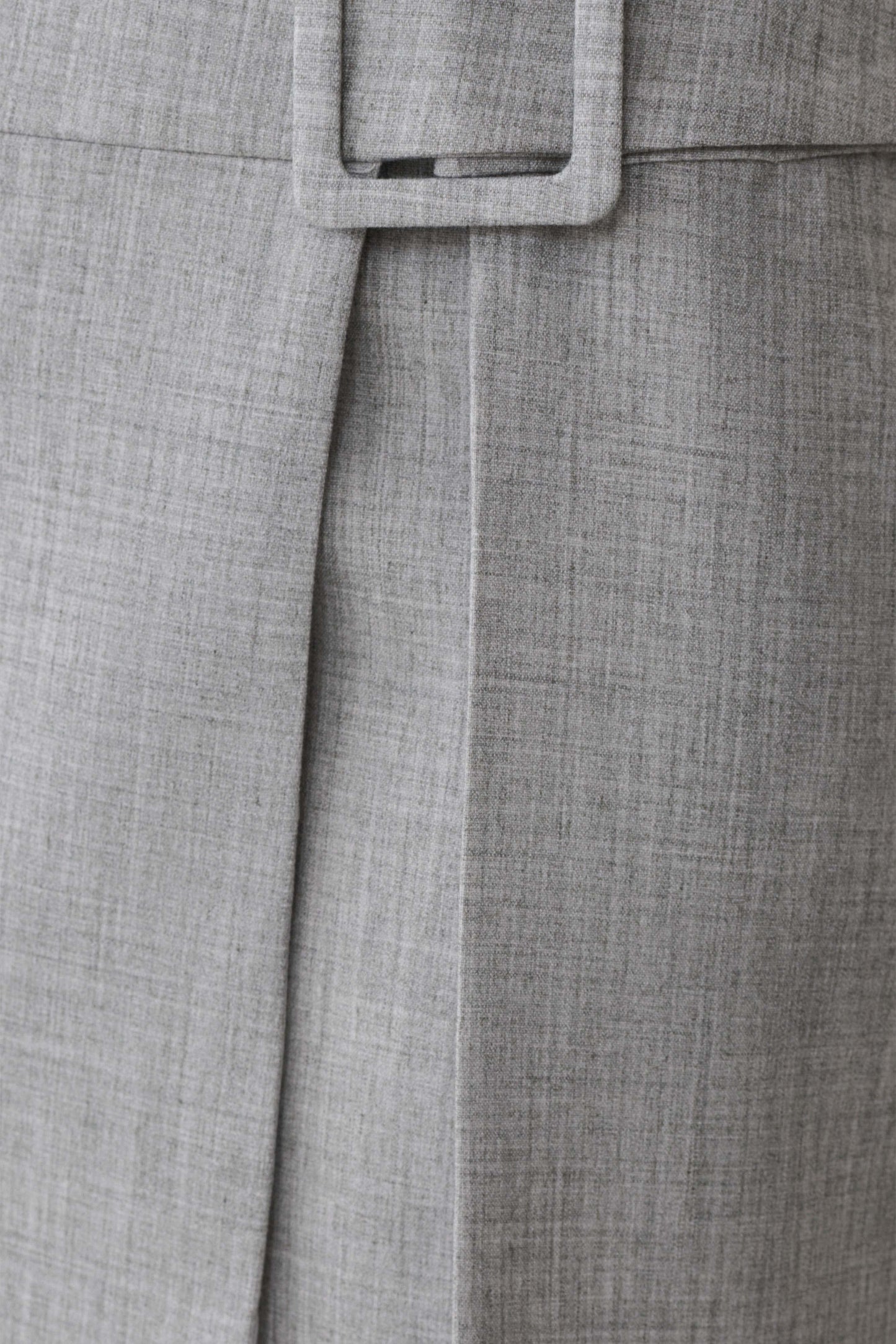 Daisy Wrap Minirock - Charcoal Marle