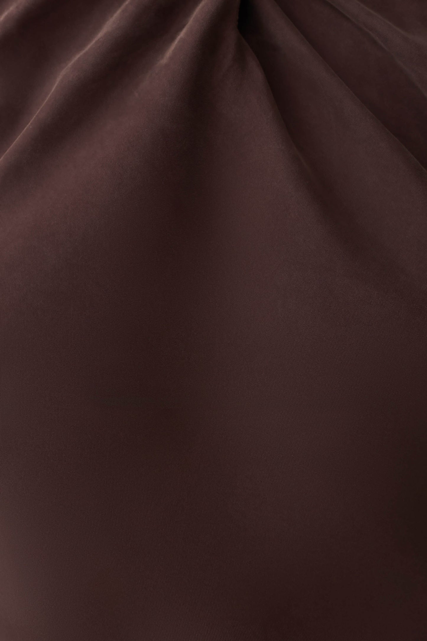 Maggie Cupro Halter Mini Kleid - Dunkle Schokolade
