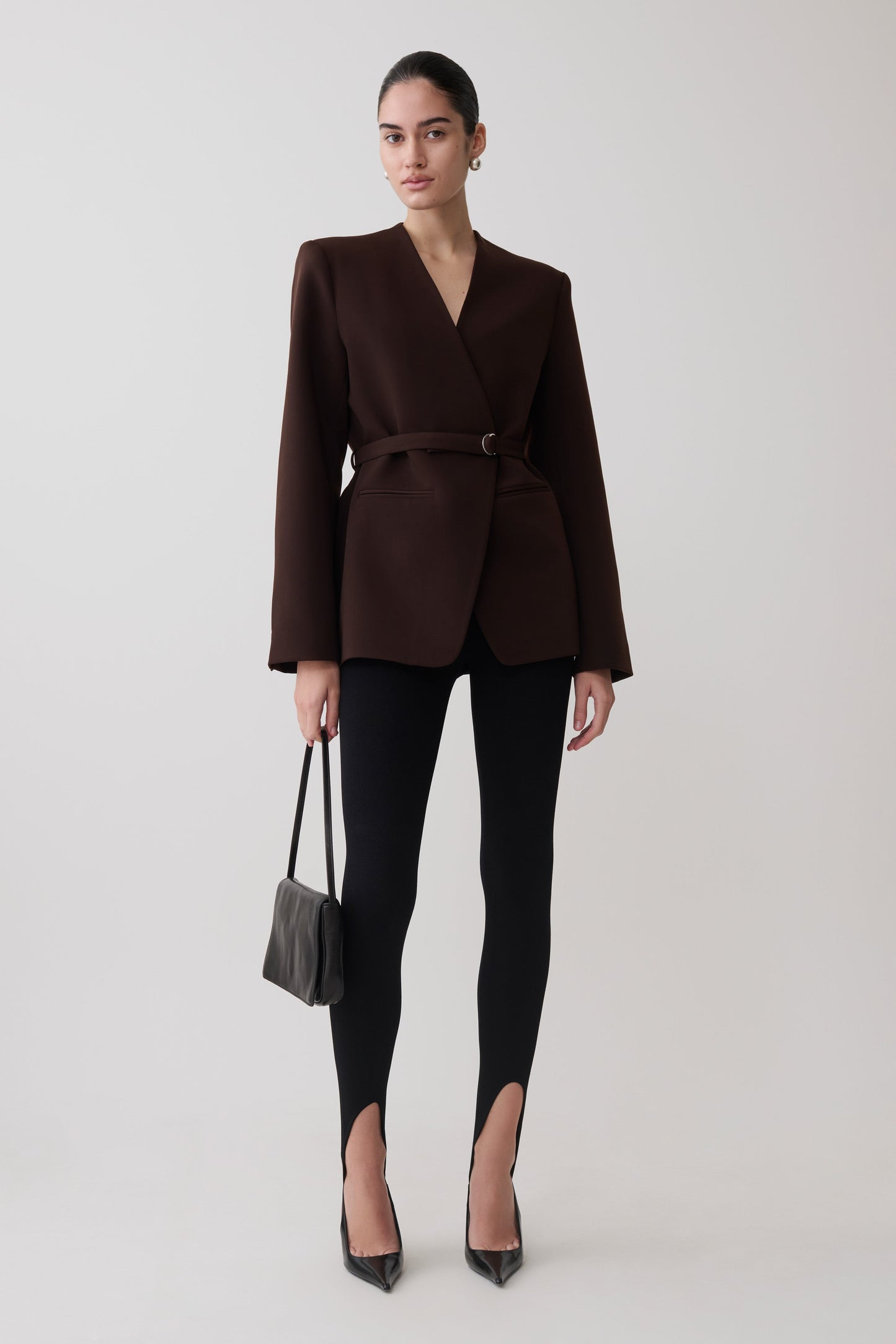 Valerie Stirrup Leggings - Schwarz