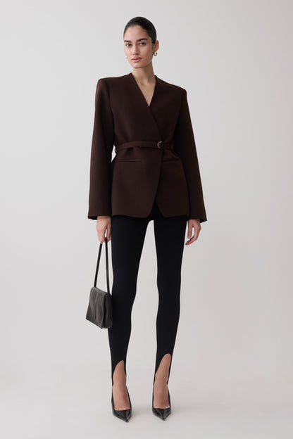 Valerie Stirrup Leggings - Schwarz