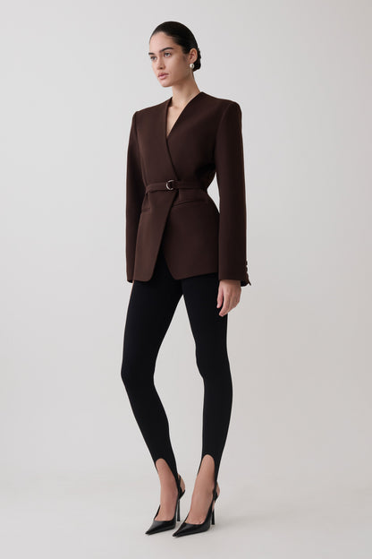 Valerie Stirrup Leggings - Schwarz