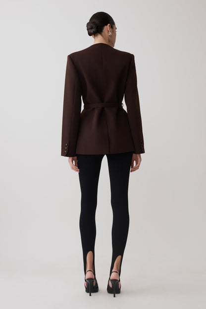 Valerie Stirrup Leggings - Schwarz