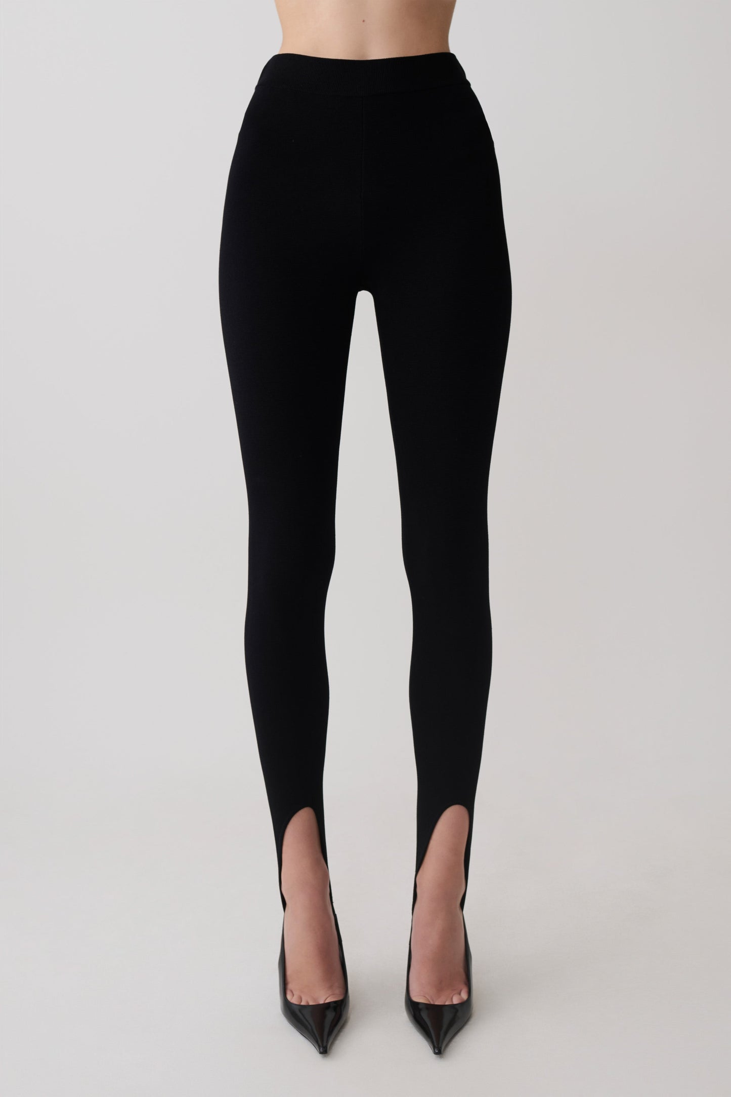 Valerie Stirrup Leggings - Schwarz