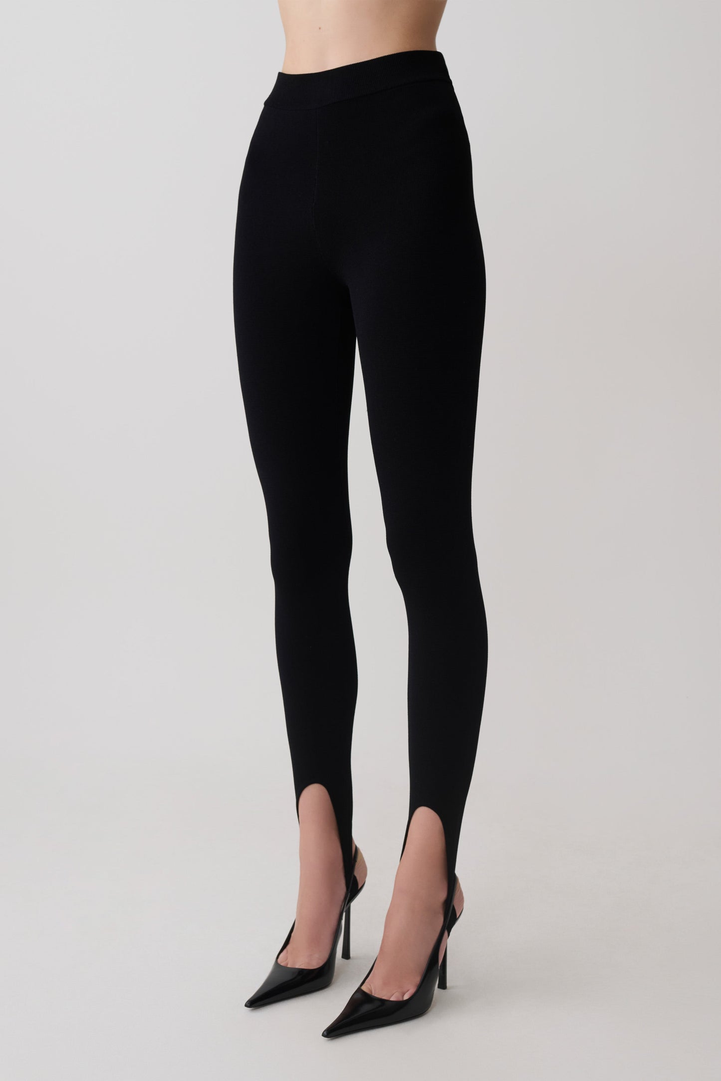 Valerie Stirrup Leggings - Schwarz