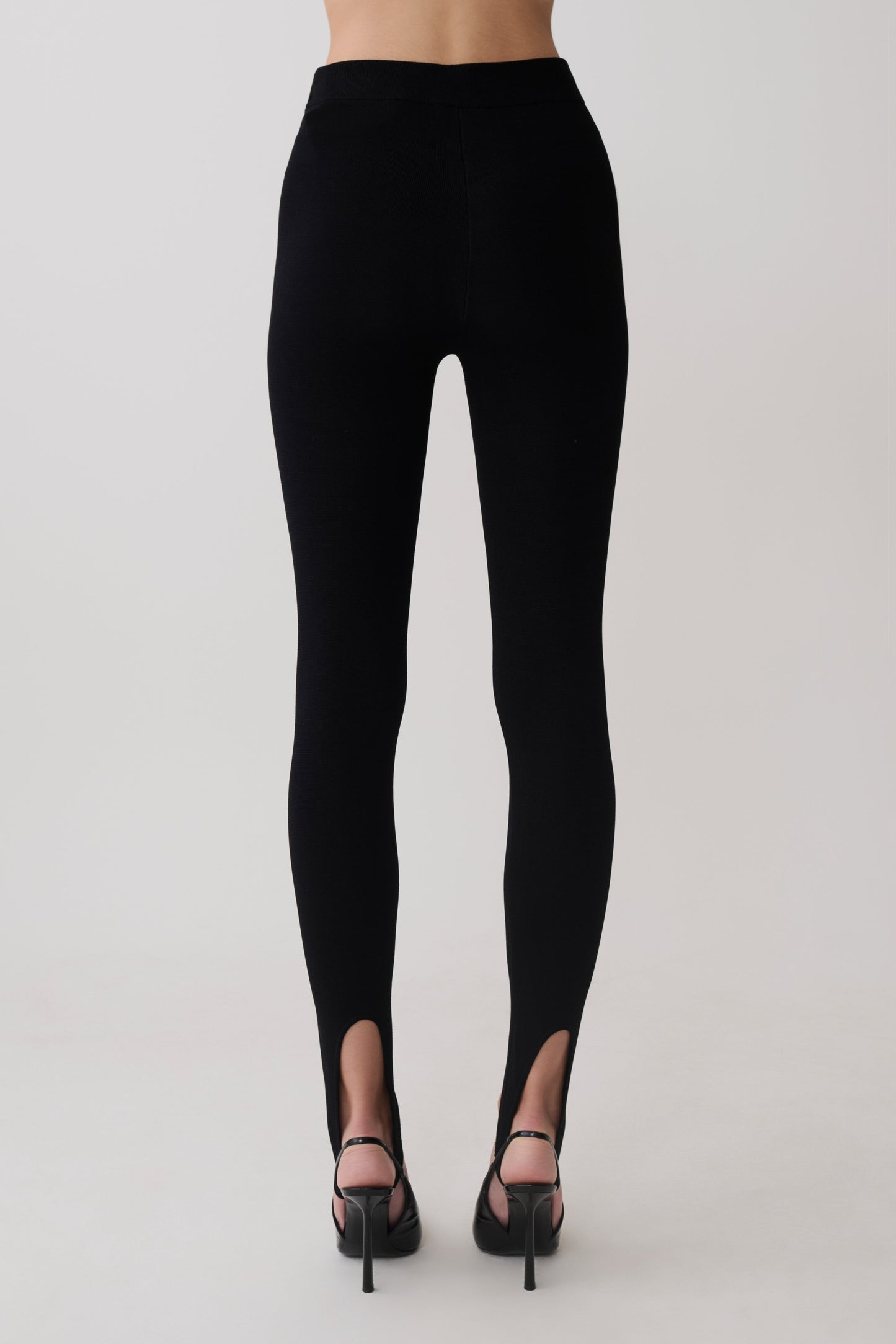 Valerie Stirrup Leggings - Schwarz