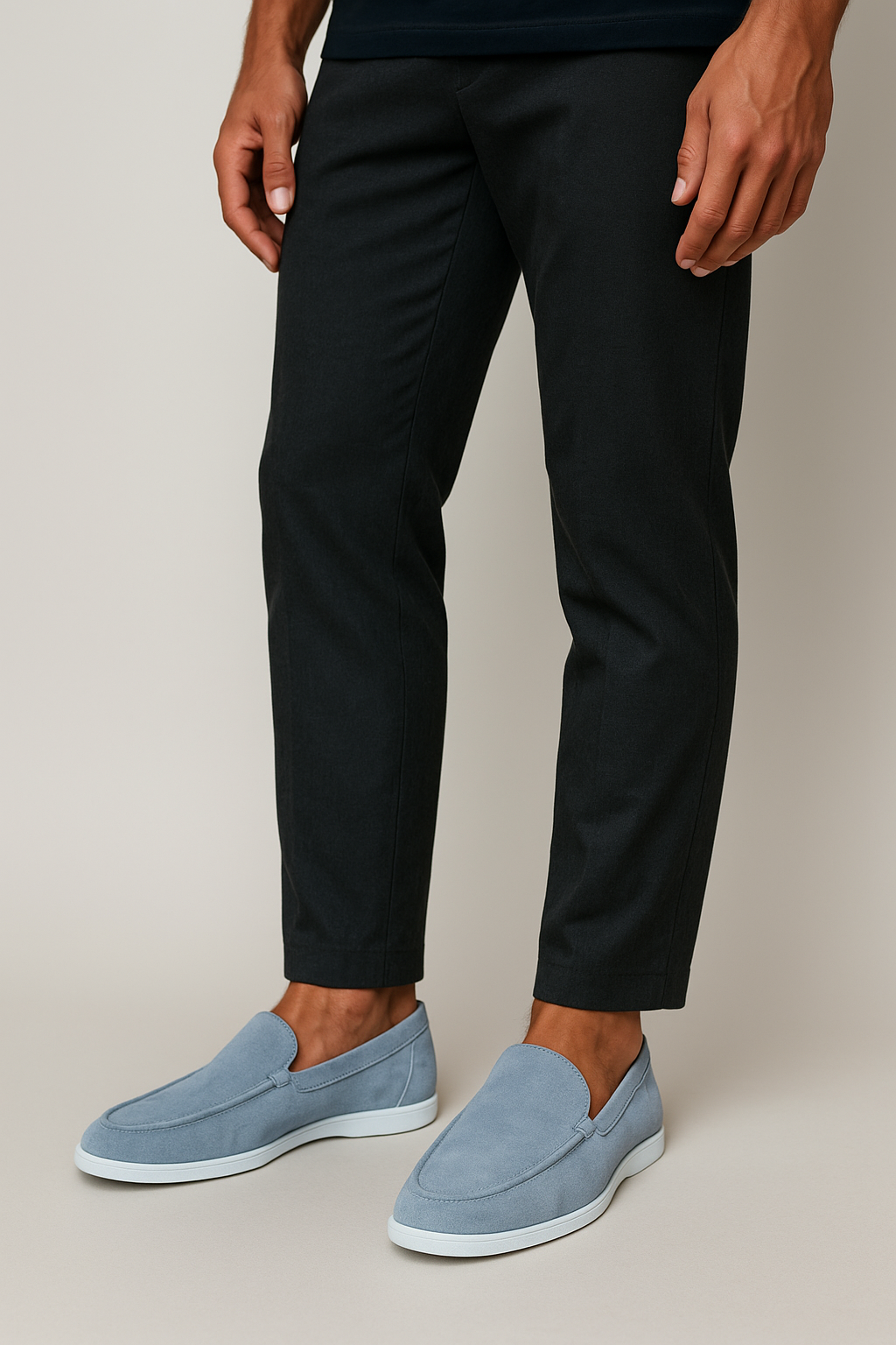 Elegante Wildleder Slipper