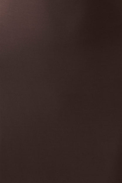 Joni Cowl Maxi Kleid - Bittere Schokolade