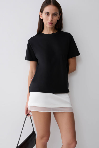 Sega Cotton Oversized T-Shirt - Schwarz