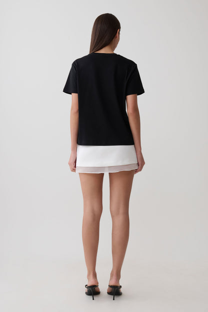 Sega Cotton Oversized T-Shirt - Schwarz