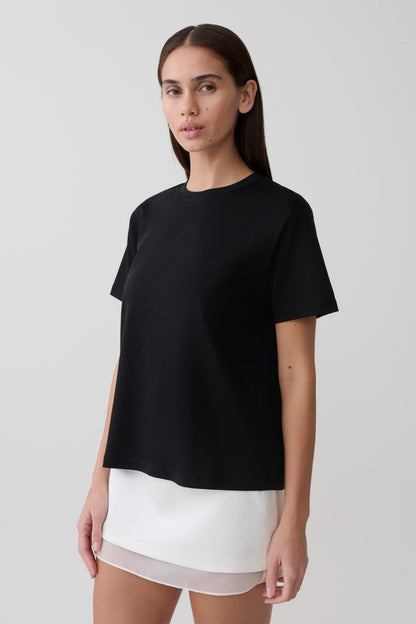 Sega Cotton Oversized T-Shirt - Schwarz