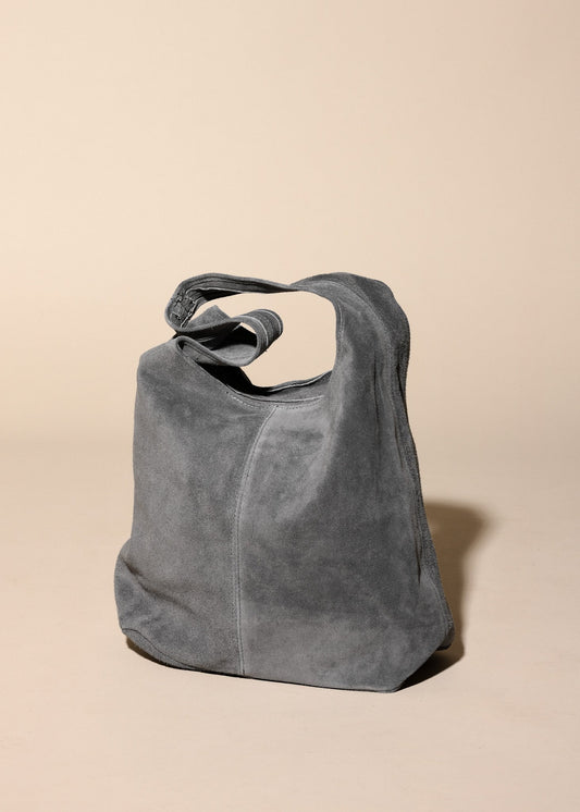 SUEDE SHOPPER GREY