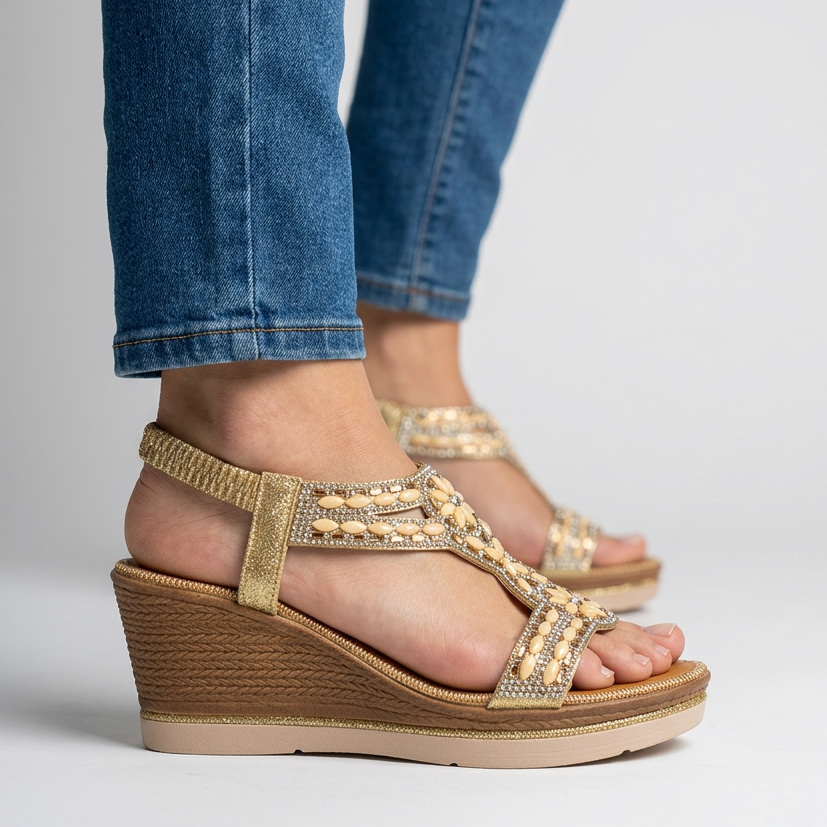 Eden - Bequeme Sandale für Damen mit Keil