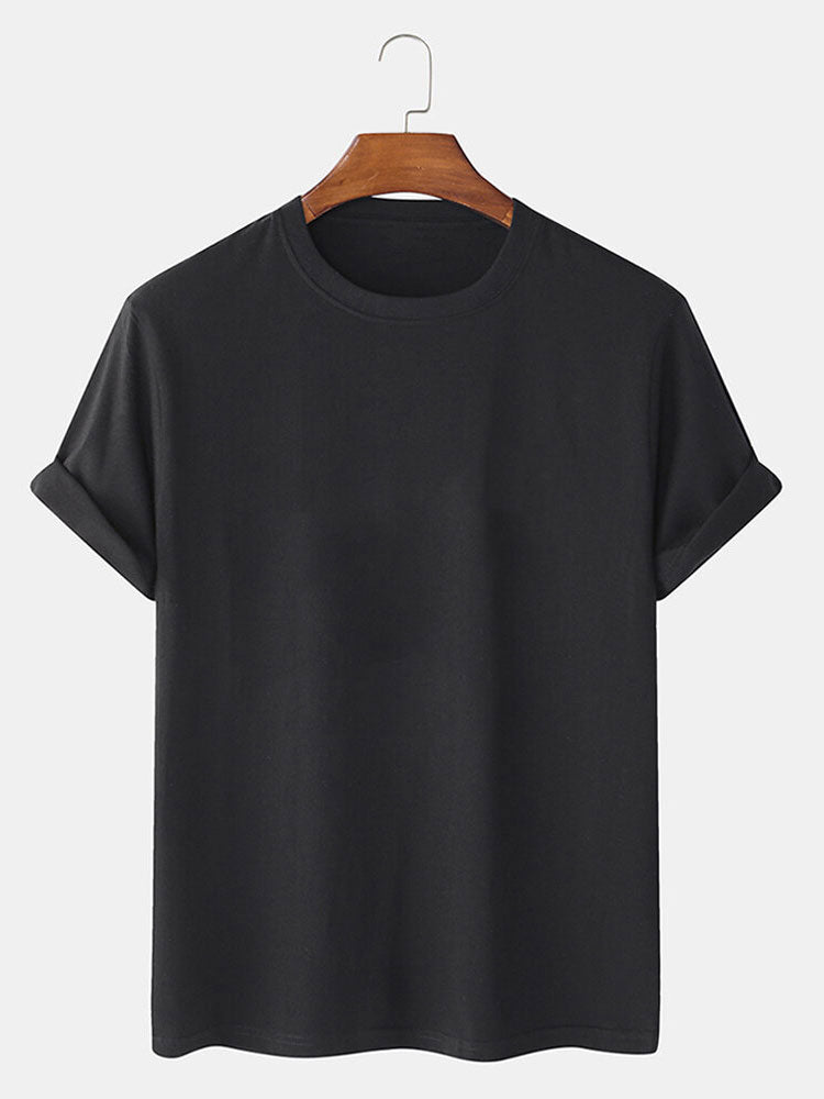 100% Baumwolle Basic T-Shirt