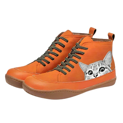 MAELEN™ | Damen Leder-Sneaker