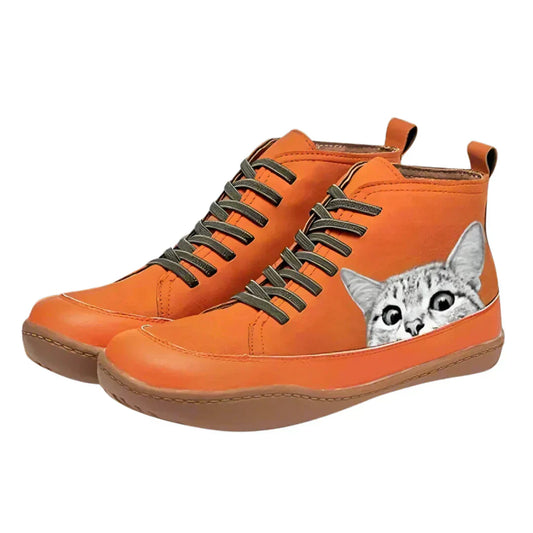 MAELEN™ | Damen Leder-Sneaker