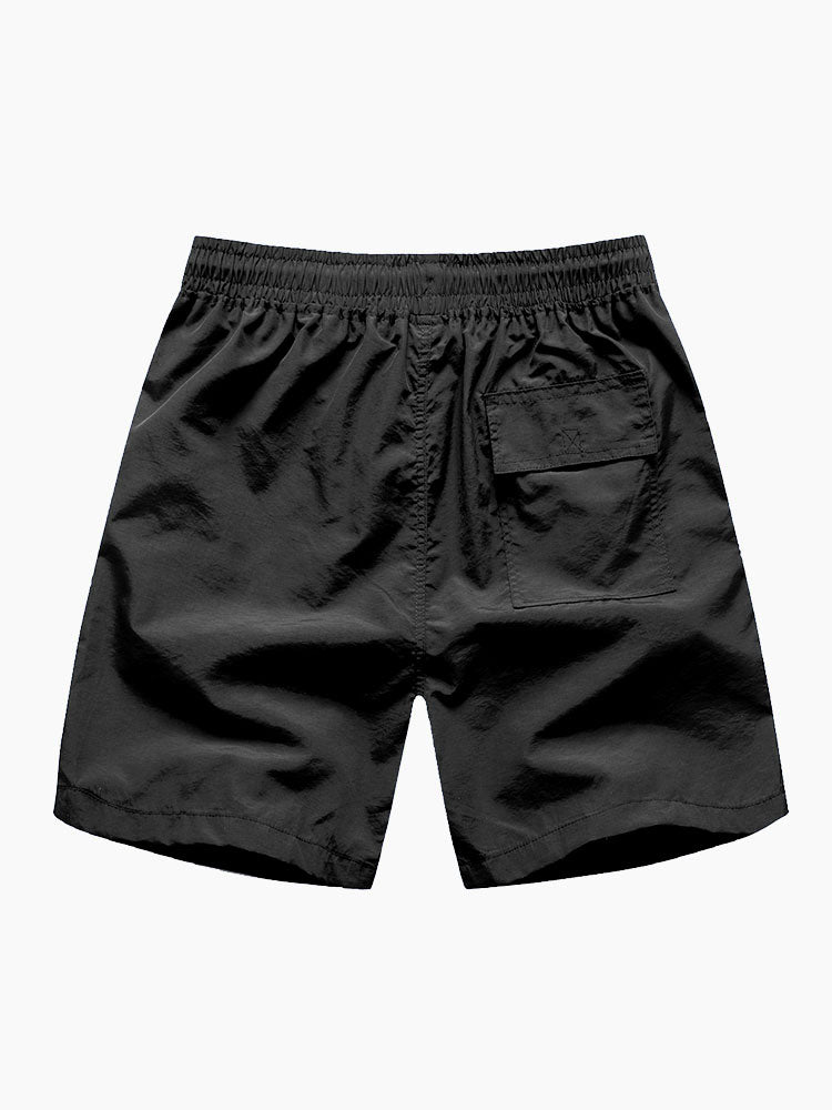 Leopardenmuster Button-Up Hemd & Badehose
