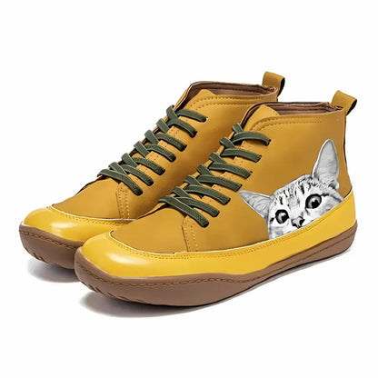 MAELEN™ | Damen Leder-Sneaker