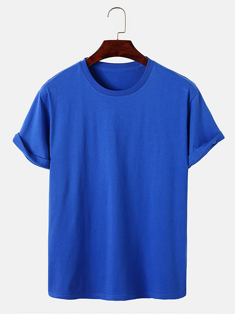 100% Baumwolle Basic T-Shirt