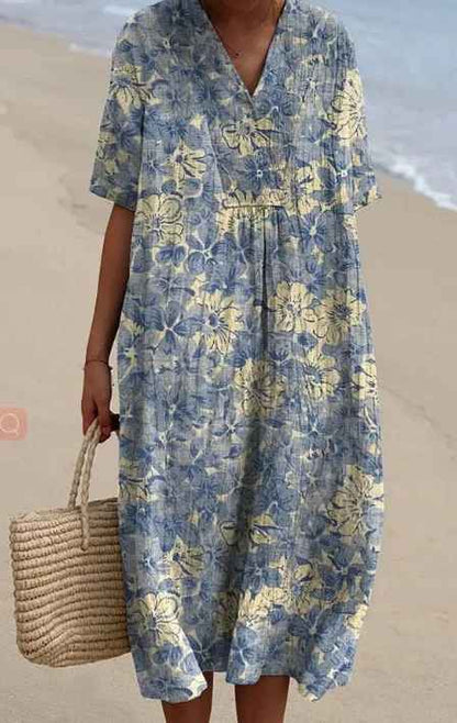 Van Elst Mode® | Sommerbrise Bedrucktes Kleid
