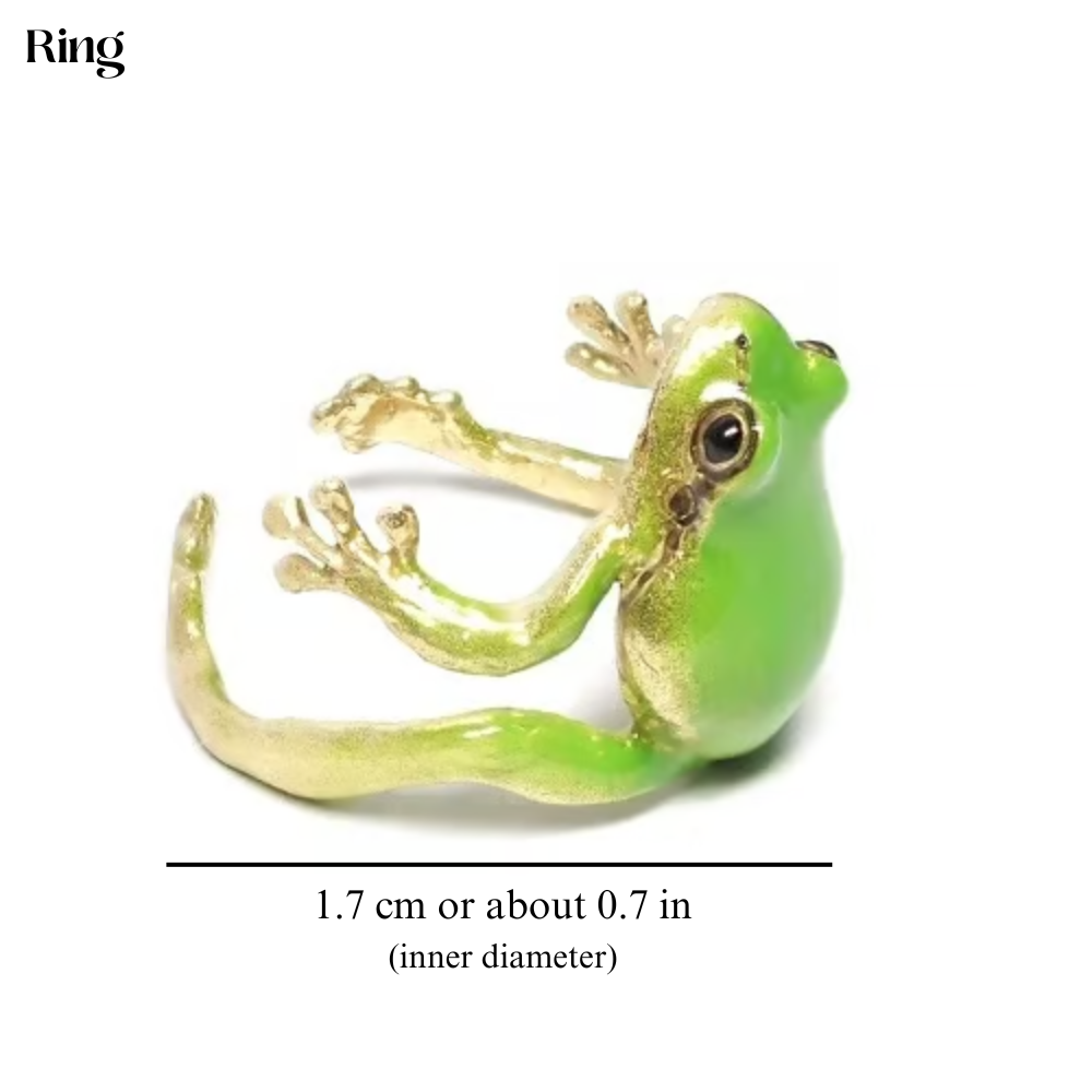 Baumfrosch Schmuckset für stilvolle Akzente