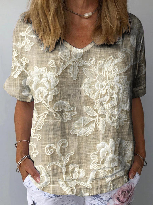 Betina | Lässiges bedrucktes T-Shirt
