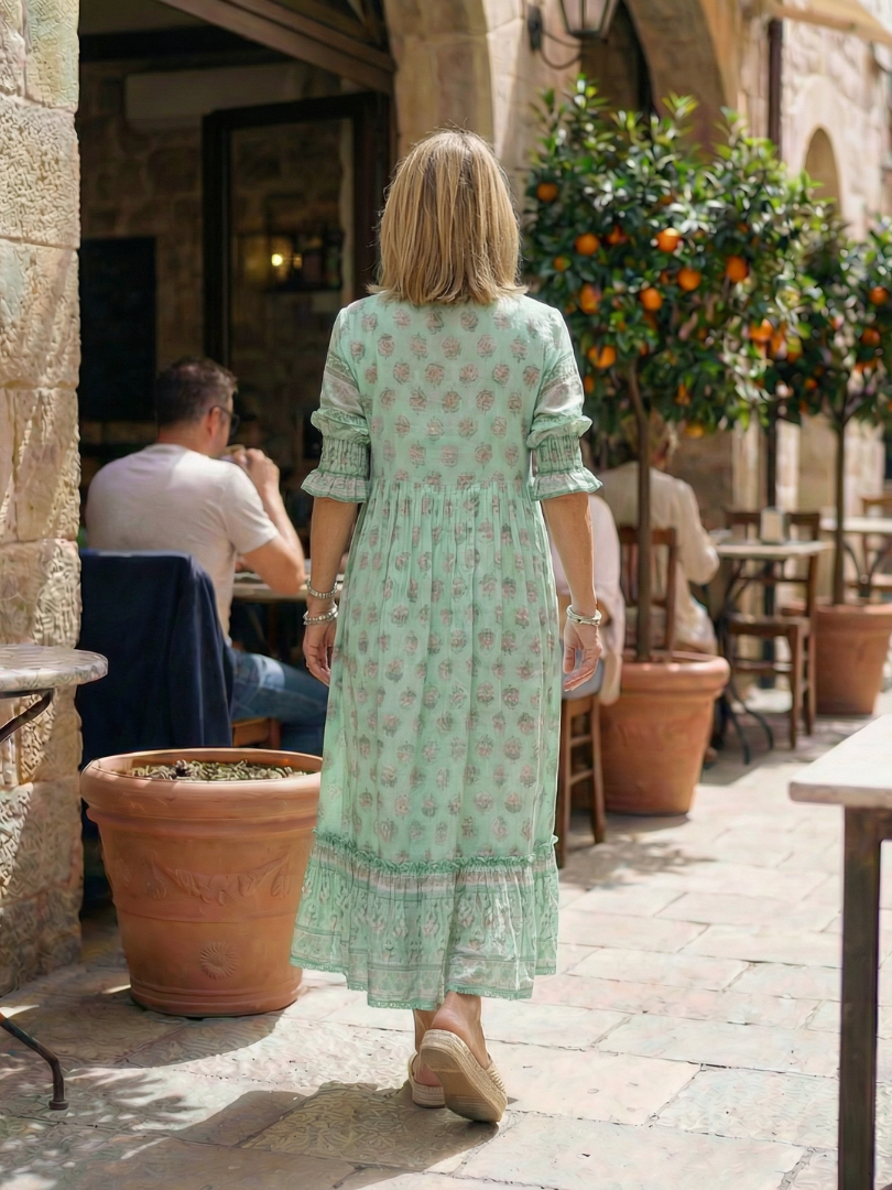 Alba | Florales Midi-Kleid