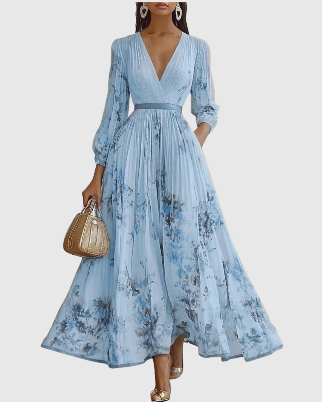 Siena™ - Elegantes Maxikleid mit Falten