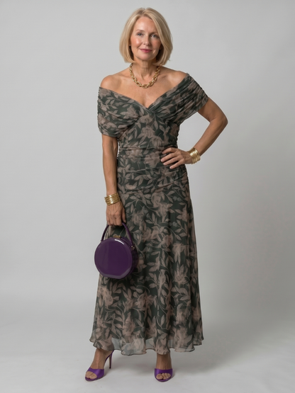 Calen | Off-Shoulder Midi-Kleid
